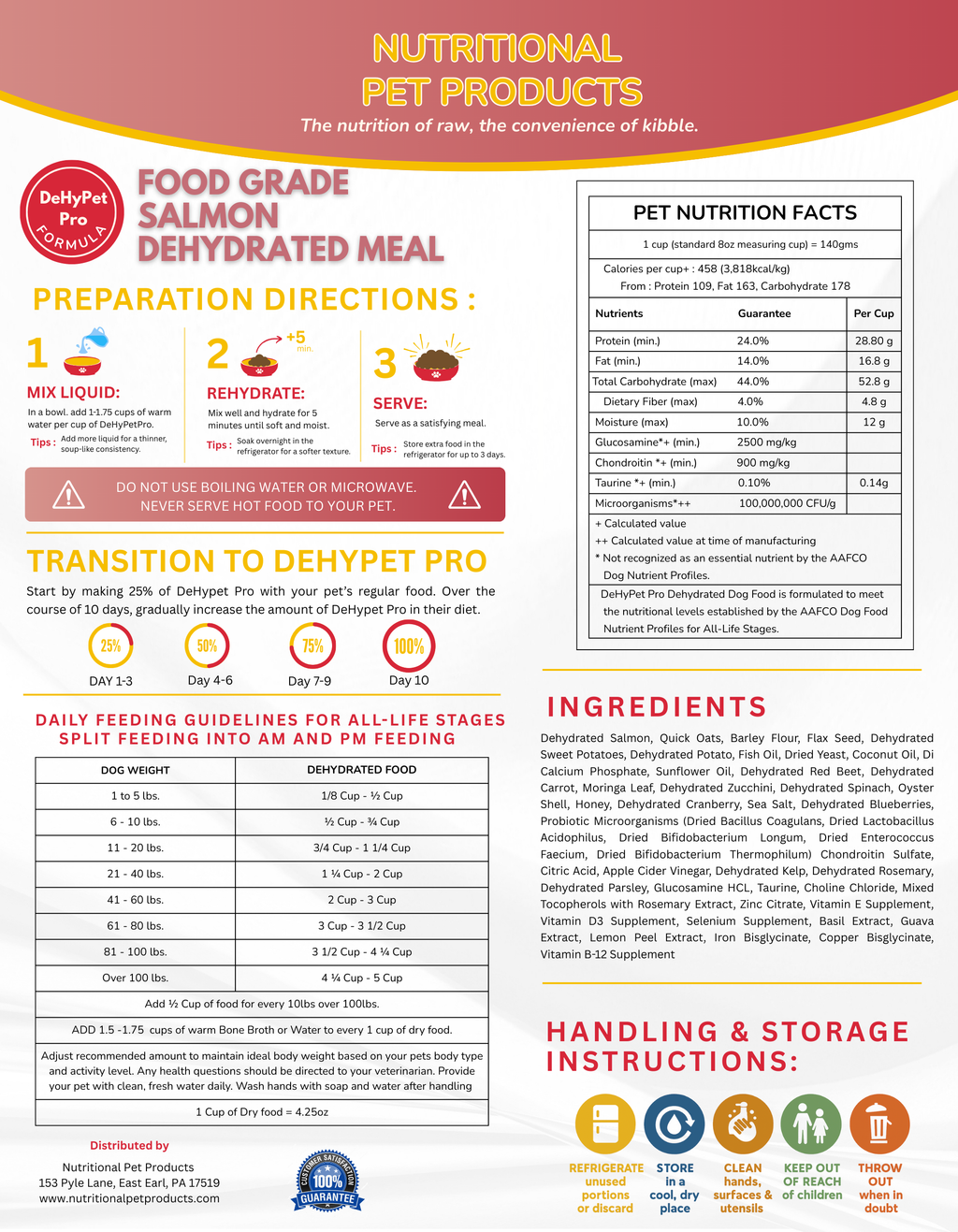 10lbbag→makes40lbsofpreparedfood